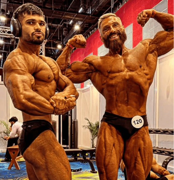 Nitin with fitness industry leaders